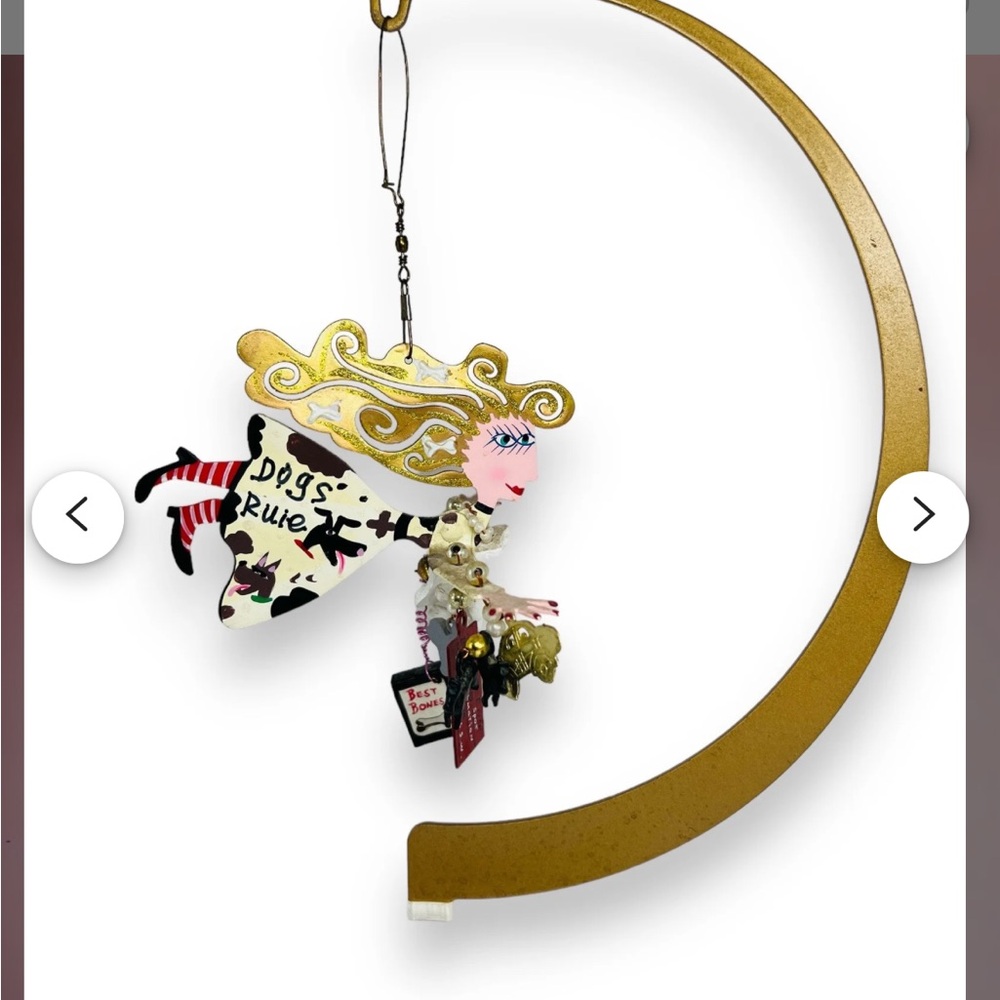 FANCIFUL FLIGHTS DOGS RULE ORNAMENT - Picture 3 of 6